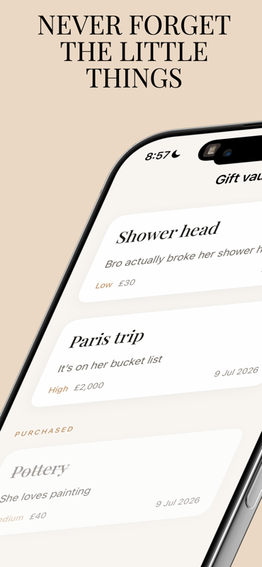 Relationship Tracker Pro gift ideas list